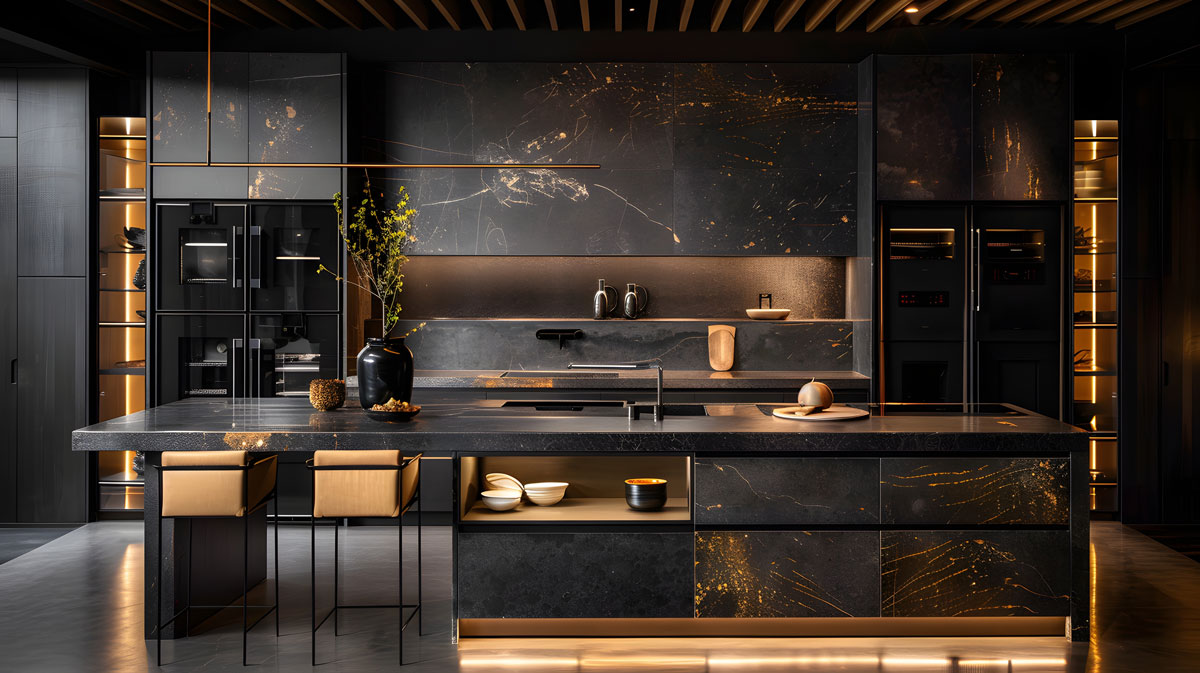 red white monaco kitchen design